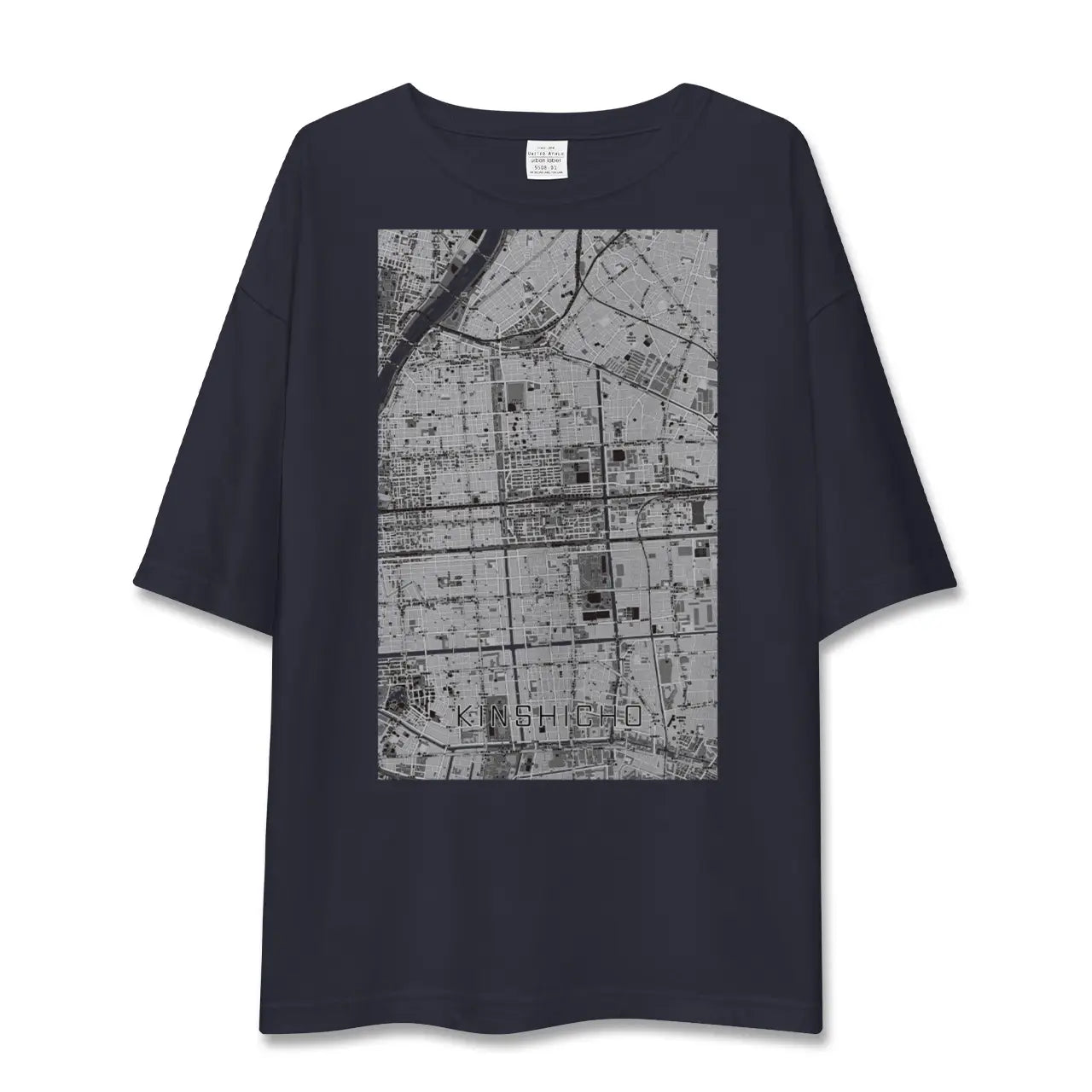 【錦糸町(東京都)】地図柄ビッグシルエットTシャツ