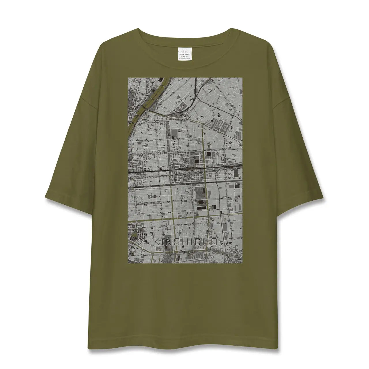 【錦糸町(東京都)】地図柄ビッグシルエットTシャツ
