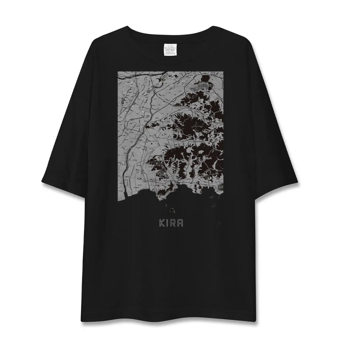 【吉良(愛知県)】地図柄ビッグシルエットTシャツ