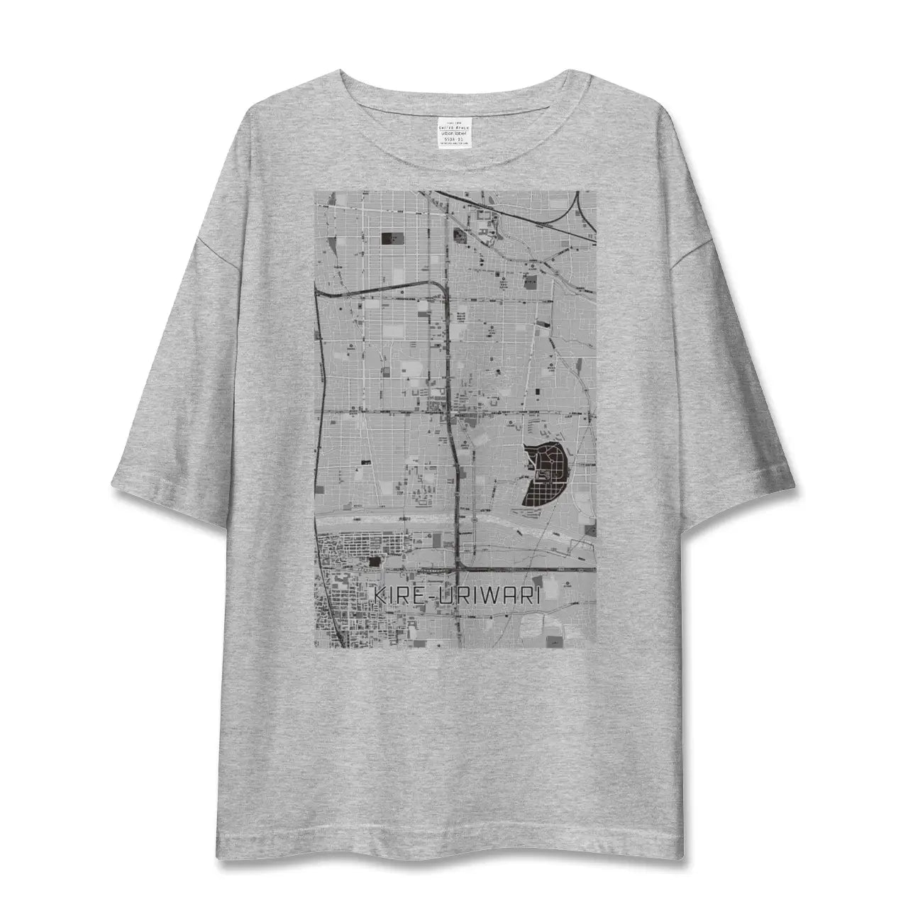 【喜連瓜破(大阪府)】地図柄ビッグシルエットTシャツ