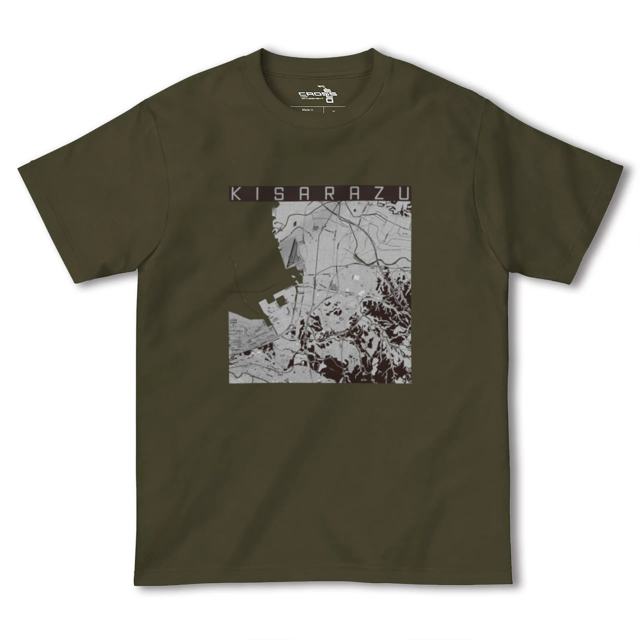 【木更津(千葉県)】地図柄ヘビーウェイトTシャツ