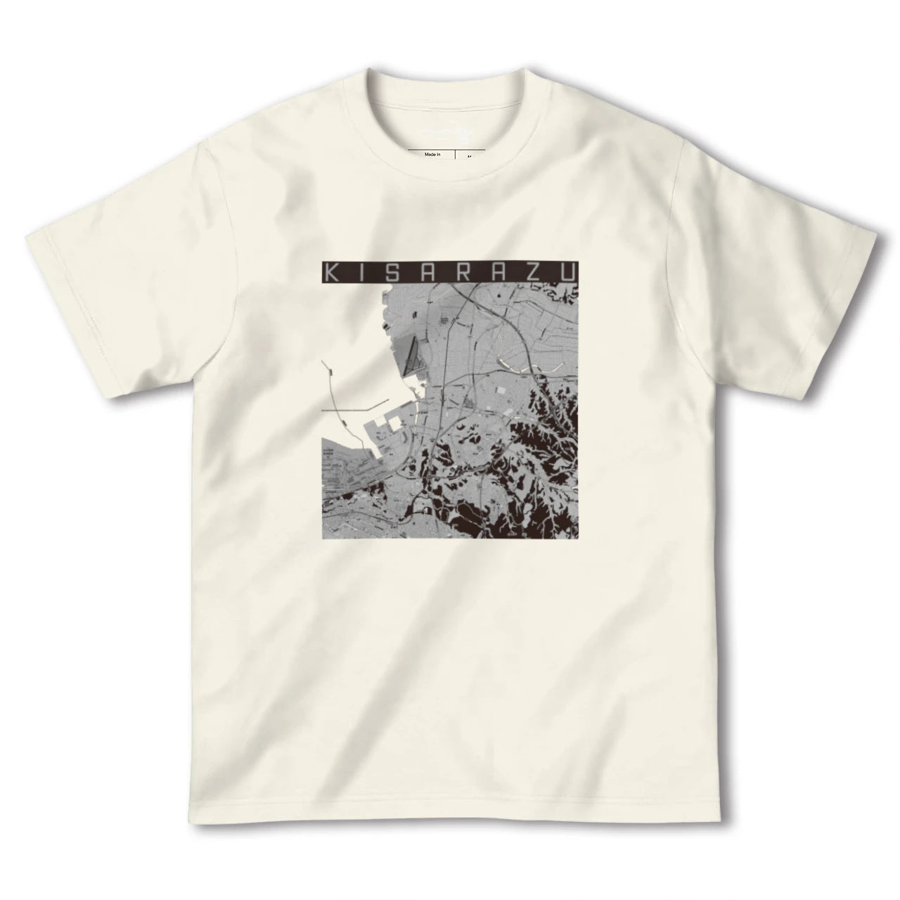 【木更津(千葉県)】地図柄ヘビーウェイトTシャツ