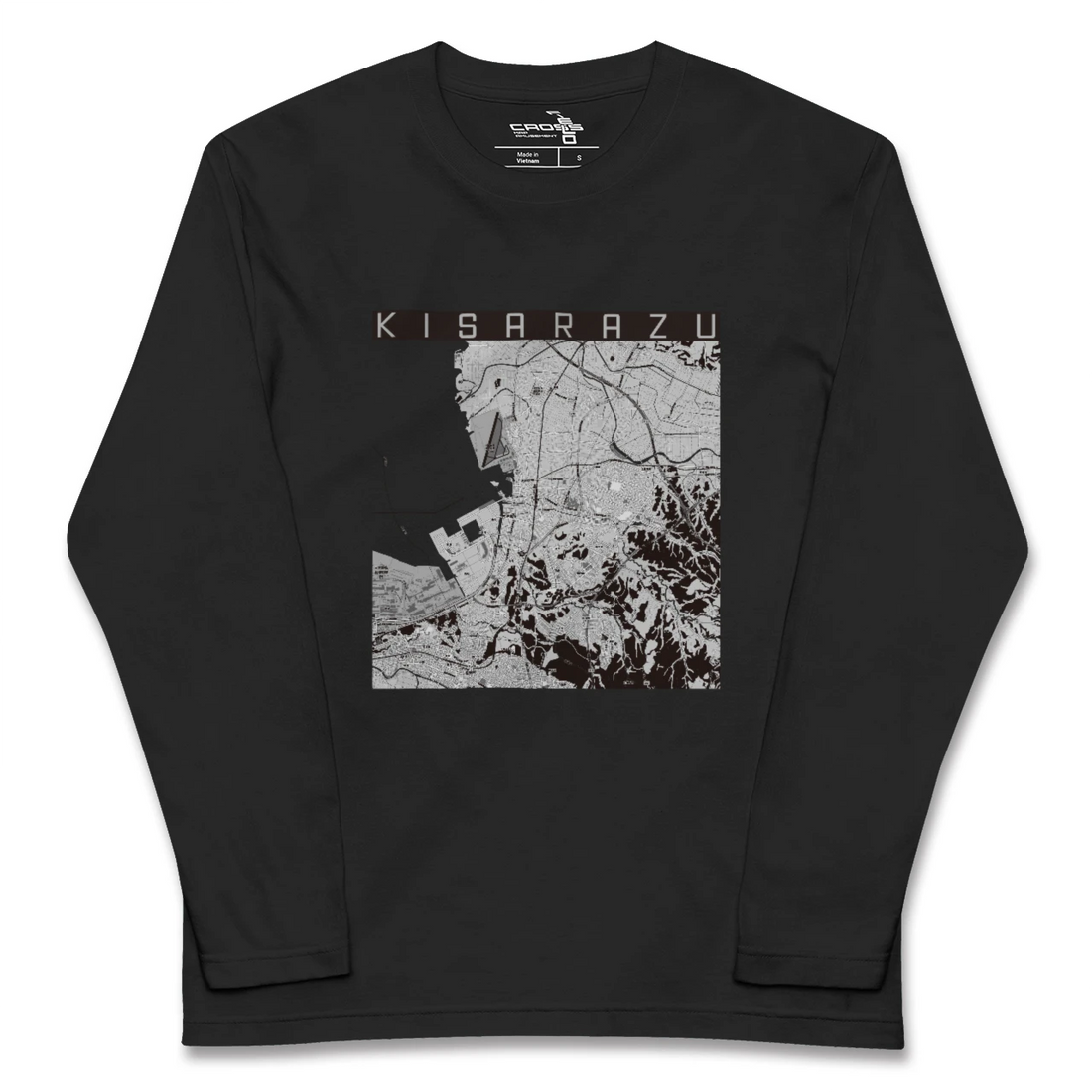 【木更津(千葉県)】地図柄ロングスリーブTシャツ