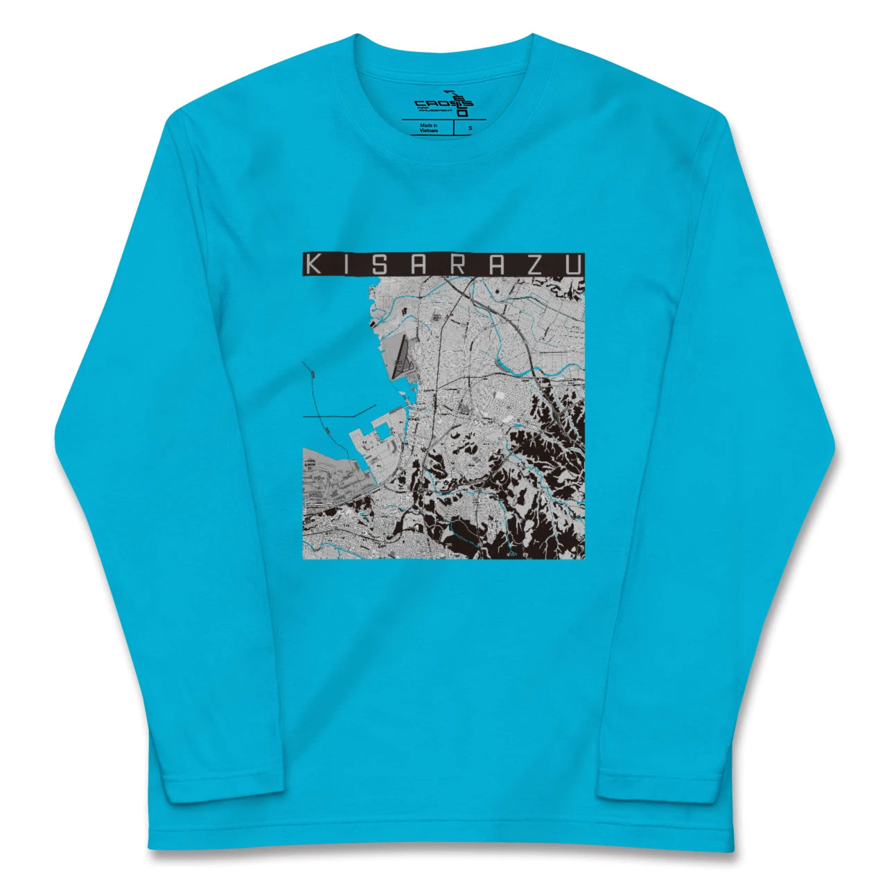 【木更津(千葉県)】地図柄ロングスリーブTシャツ