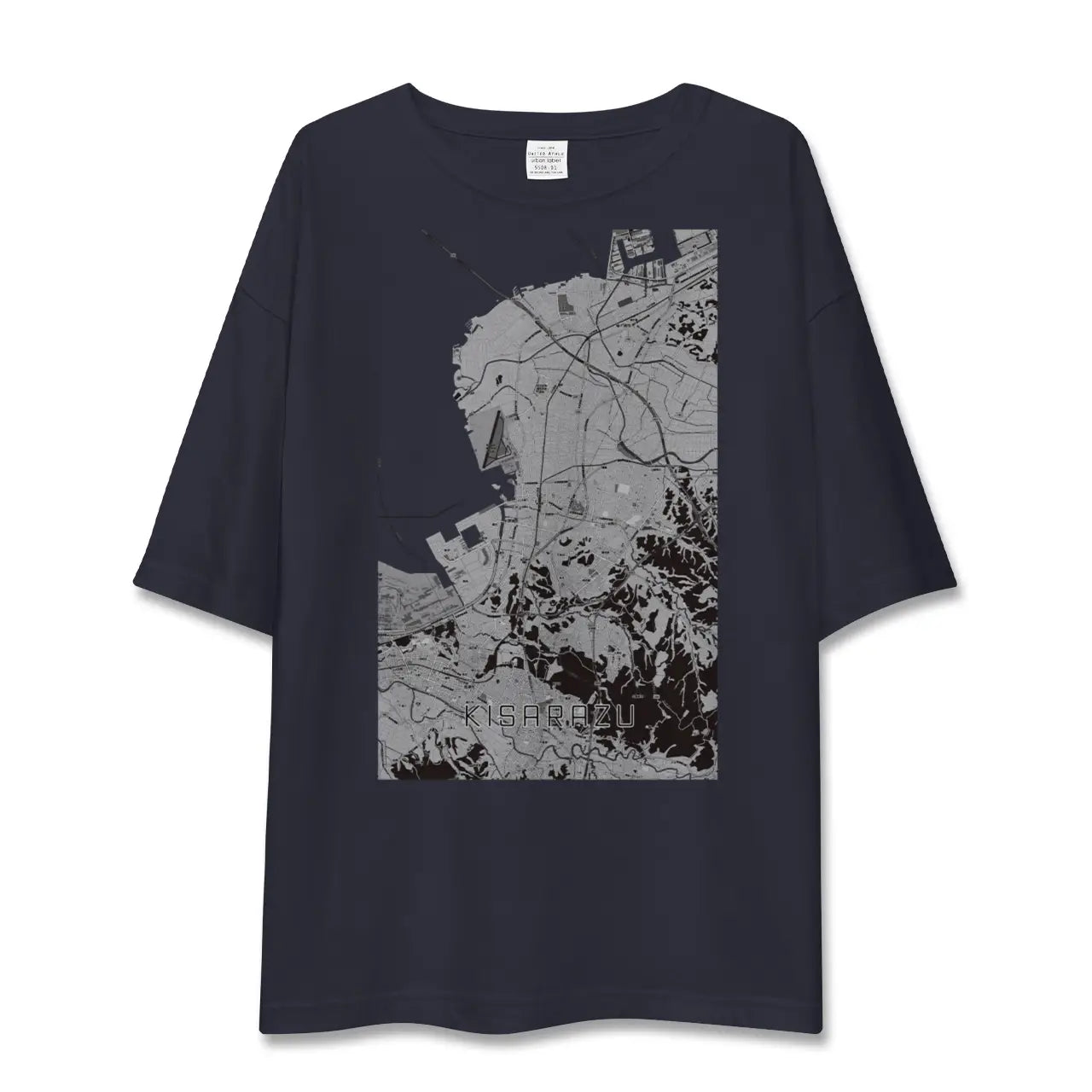 【木更津(千葉県)】地図柄ビッグシルエットTシャツ