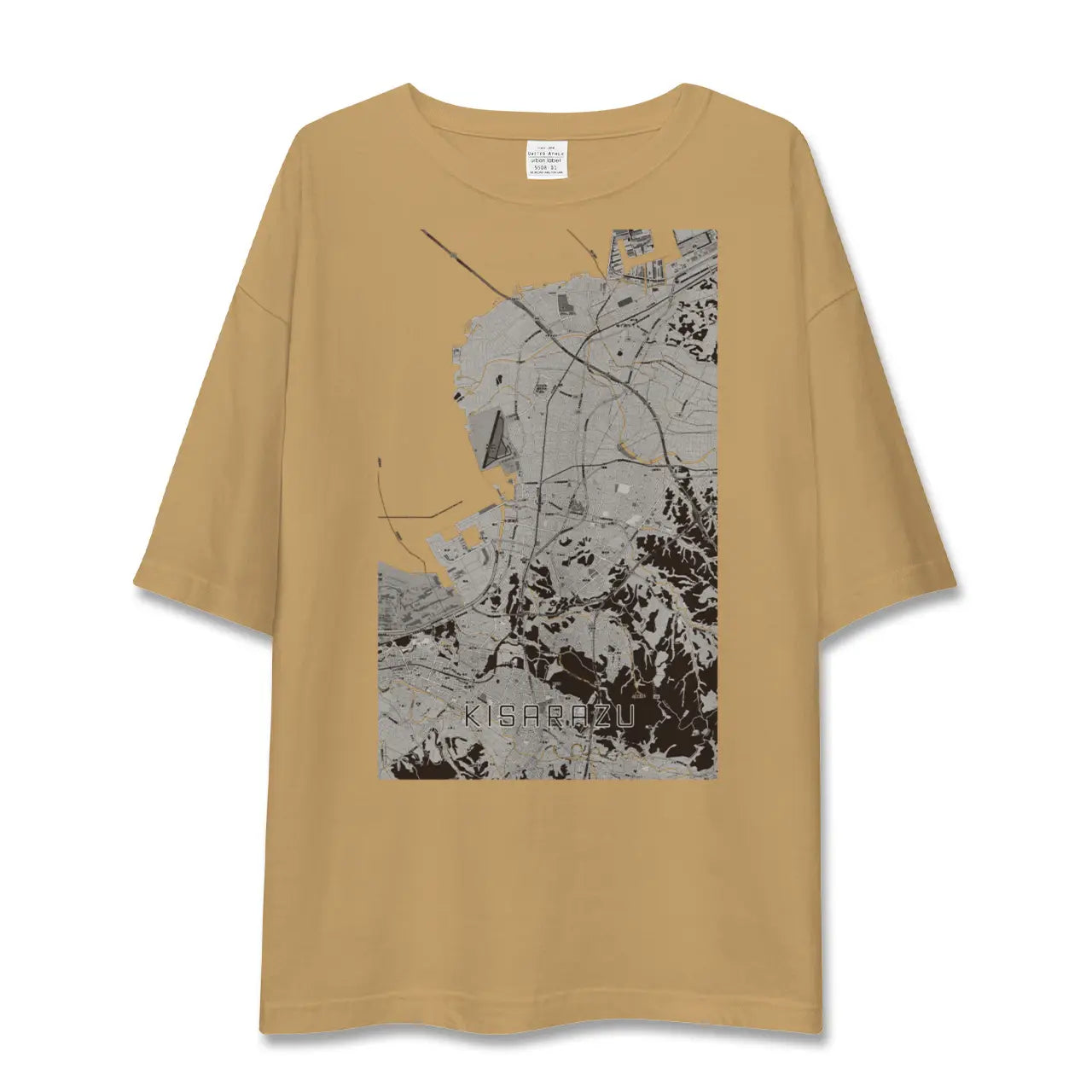 【木更津(千葉県)】地図柄ビッグシルエットTシャツ