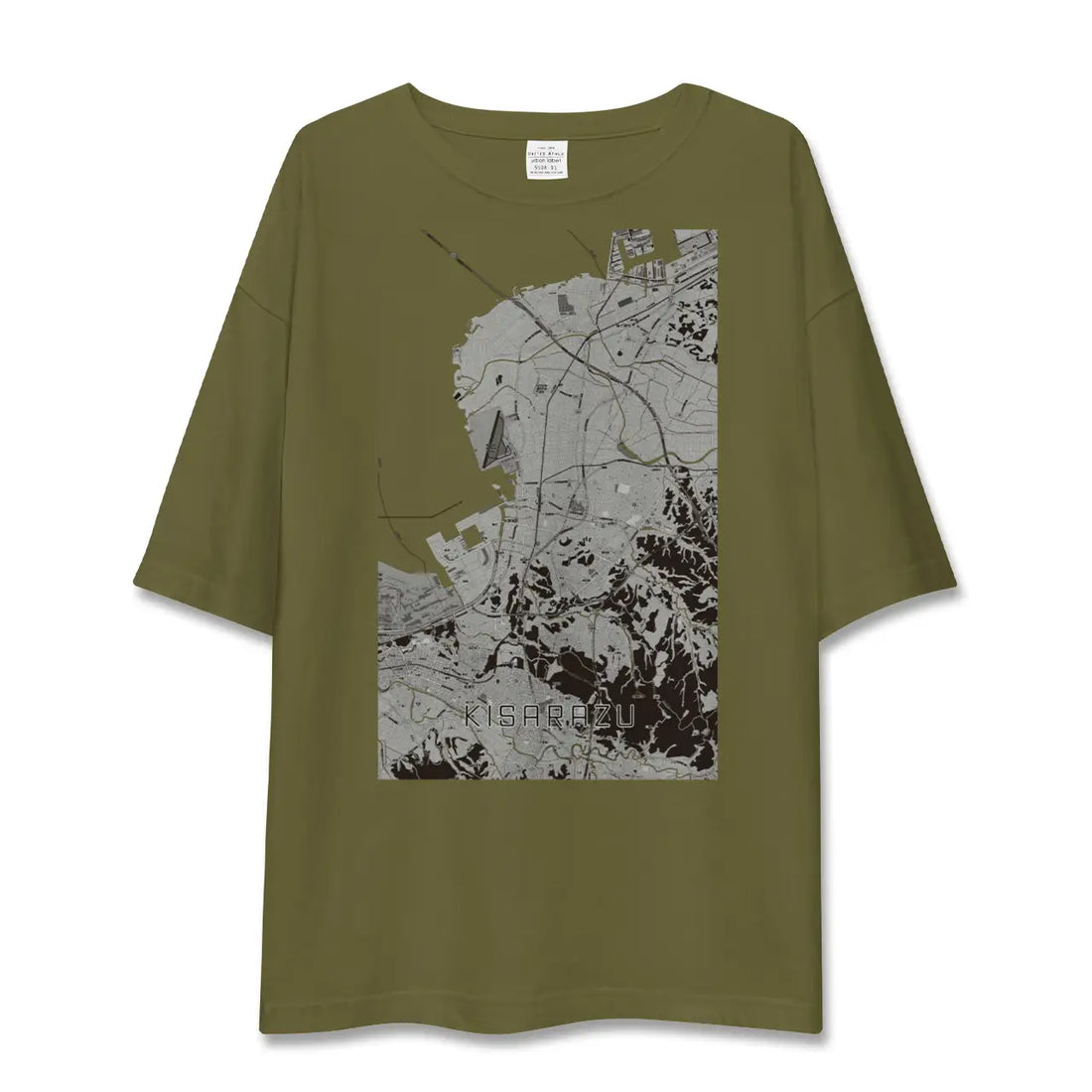 【木更津(千葉県)】地図柄ビッグシルエットTシャツ