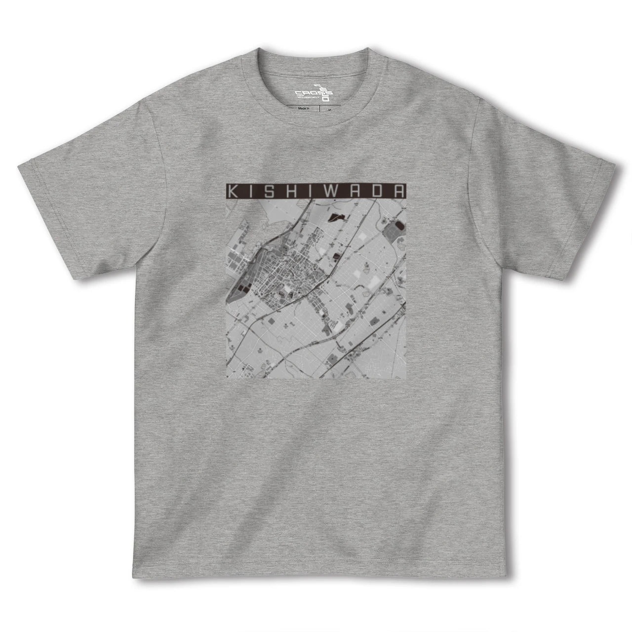 【岸和田(大阪府)】地図柄ヘビーウェイトTシャツ