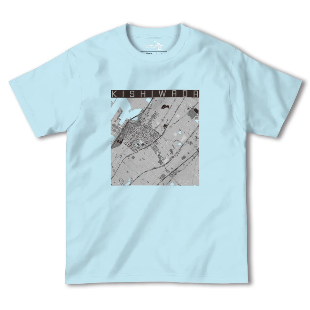 【岸和田(大阪府)】地図柄ヘビーウェイトTシャツ