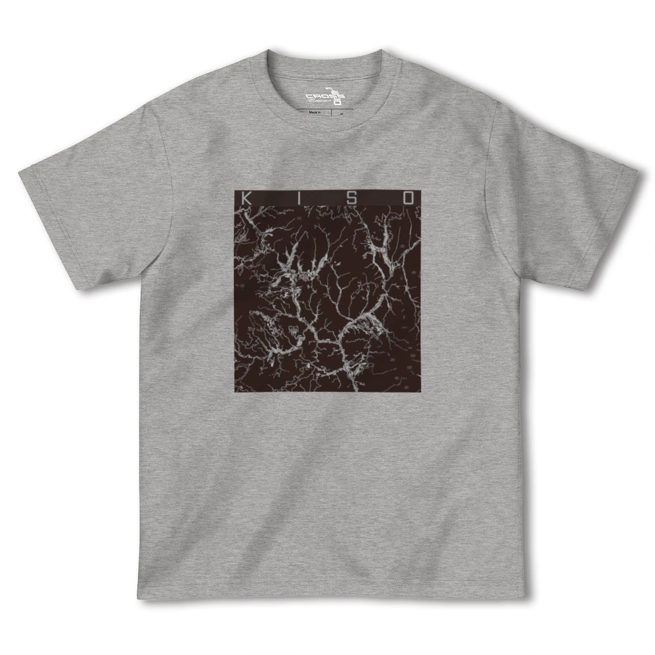 【木曽(長野県)】地図柄ヘビーウェイトTシャツ