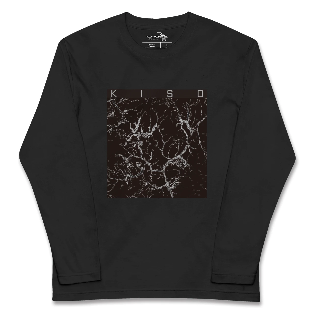 【木曽(長野県)】地図柄ロングスリーブTシャツ