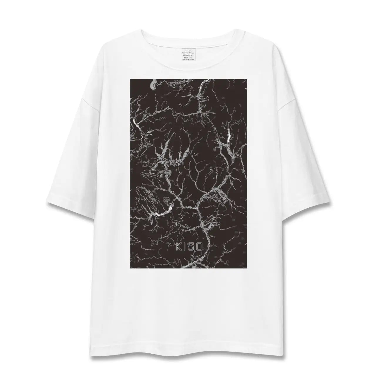 【木曽(長野県)】地図柄ビッグシルエットTシャツ