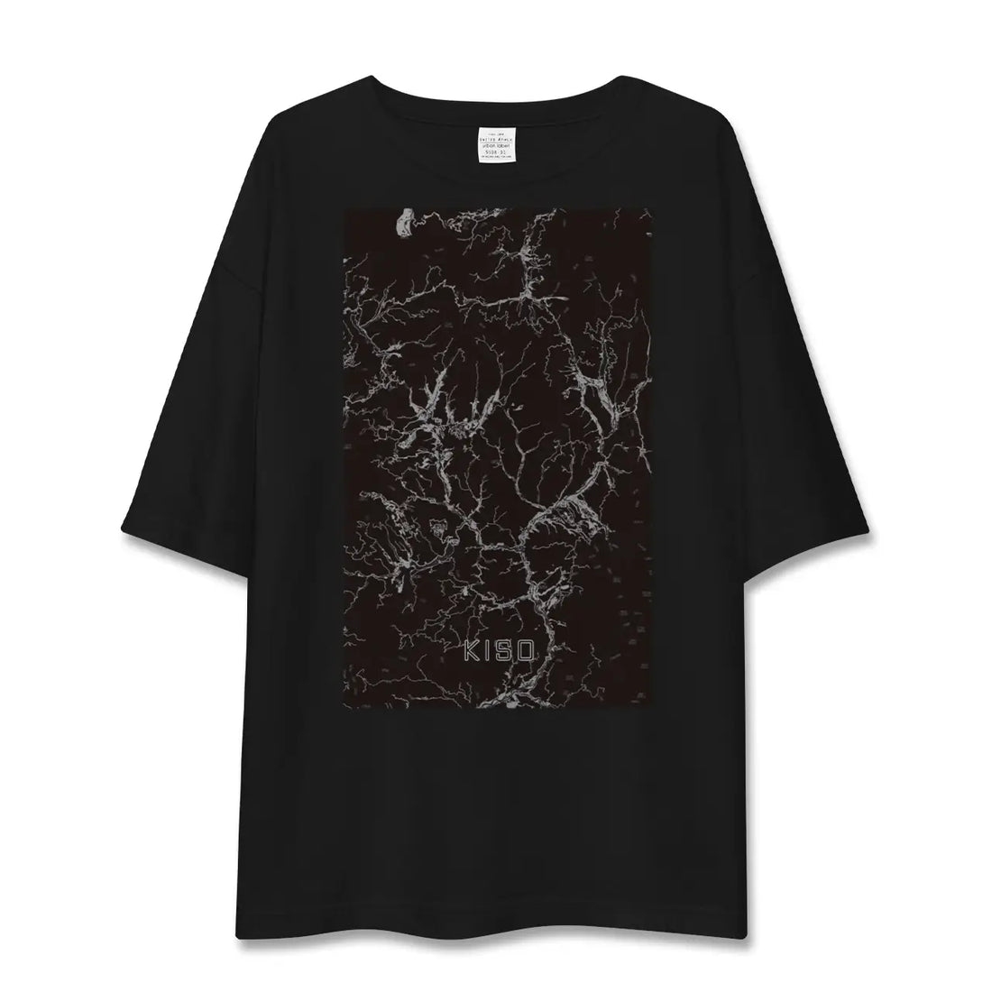 【木曽(長野県)】地図柄ビッグシルエットTシャツ