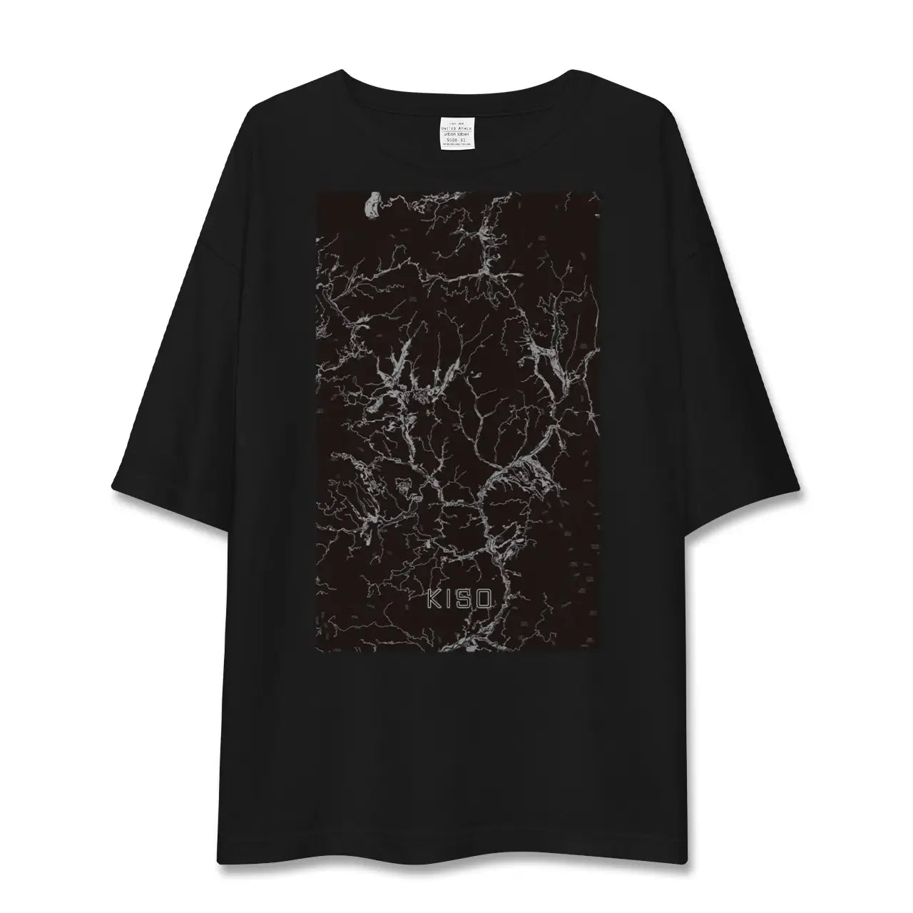 【木曽(長野県)】地図柄ビッグシルエットTシャツ
