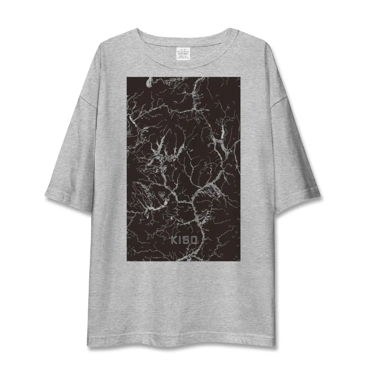 【木曽(長野県)】地図柄ビッグシルエットTシャツ