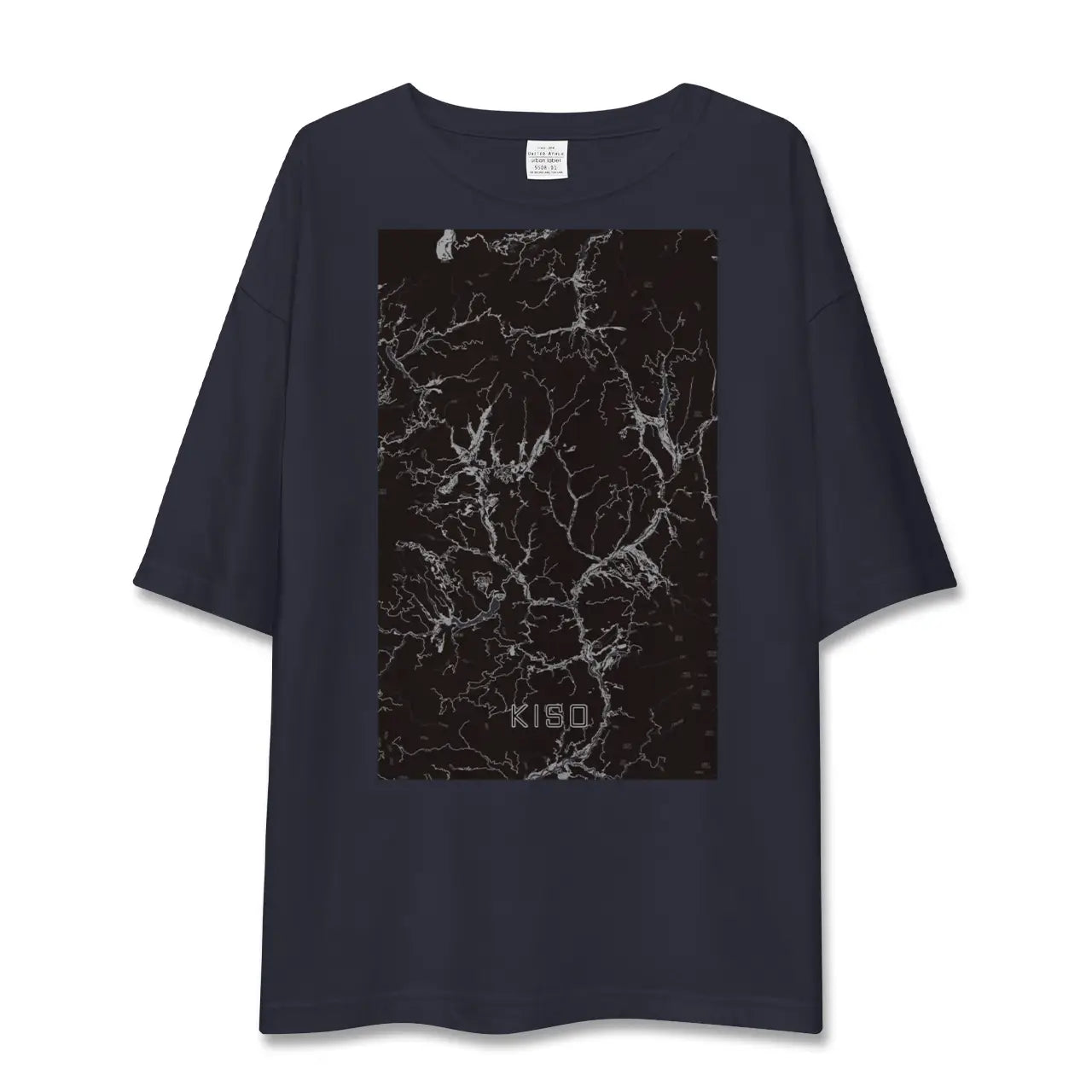 【木曽(長野県)】地図柄ビッグシルエットTシャツ