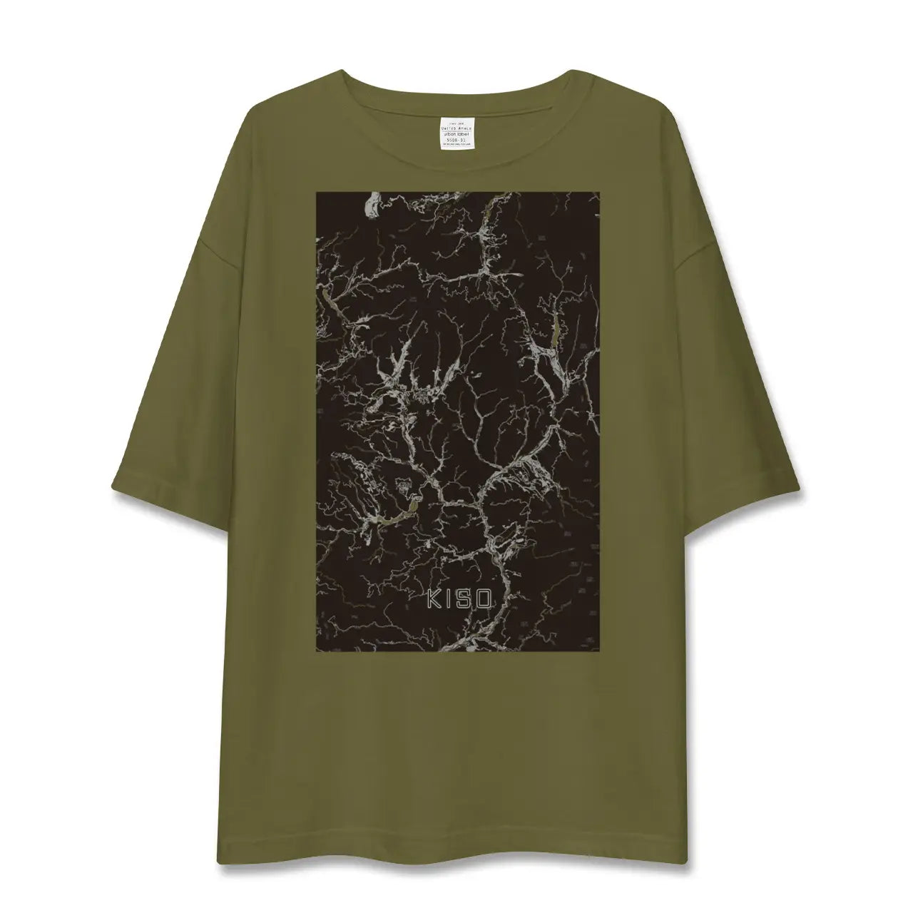 【木曽(長野県)】地図柄ビッグシルエットTシャツ