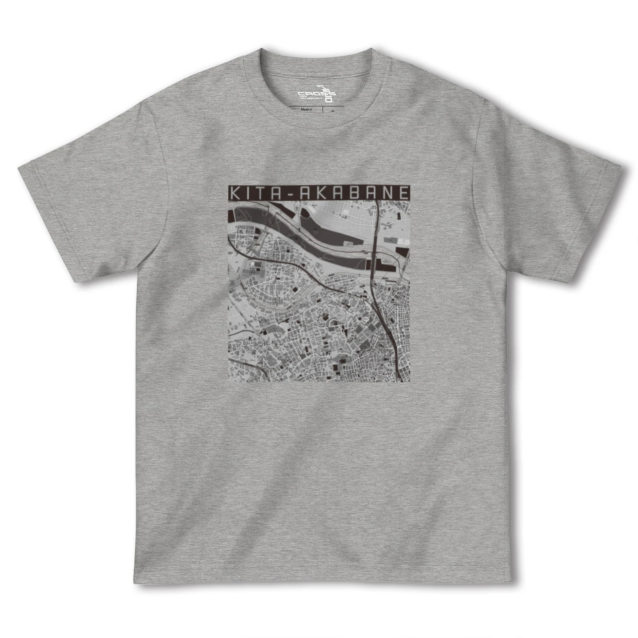 【北赤羽(東京都)】地図柄ヘビーウェイトTシャツ