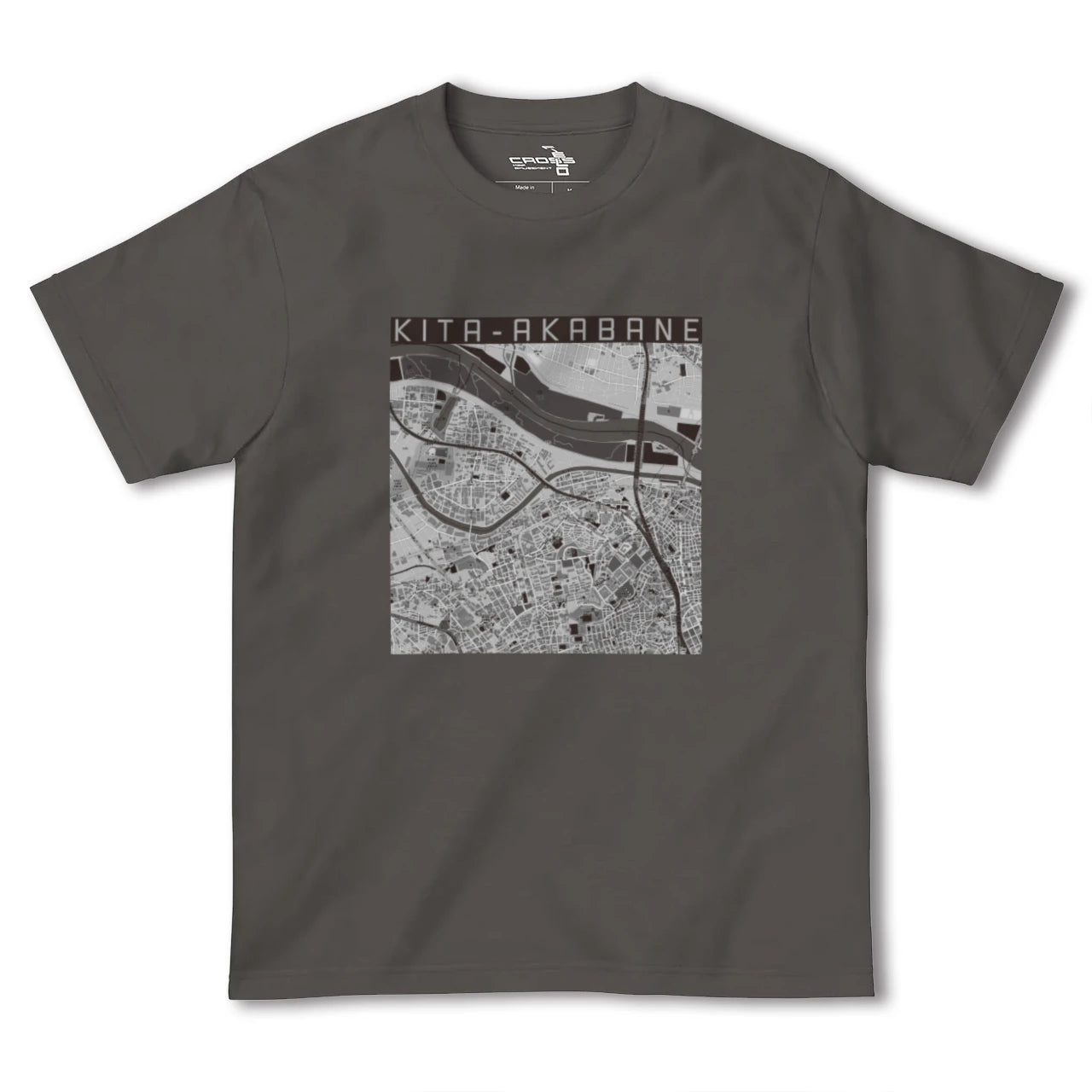 【北赤羽(東京都)】地図柄ヘビーウェイトTシャツ