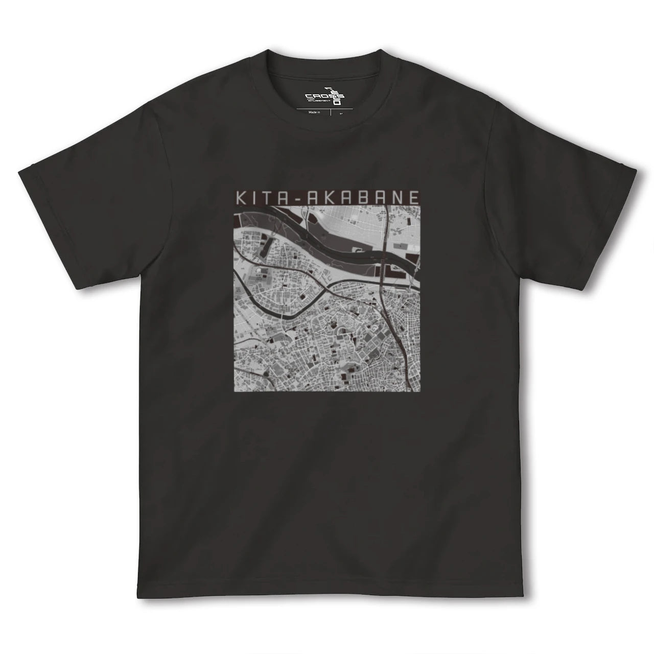 【北赤羽(東京都)】地図柄ヘビーウェイトTシャツ