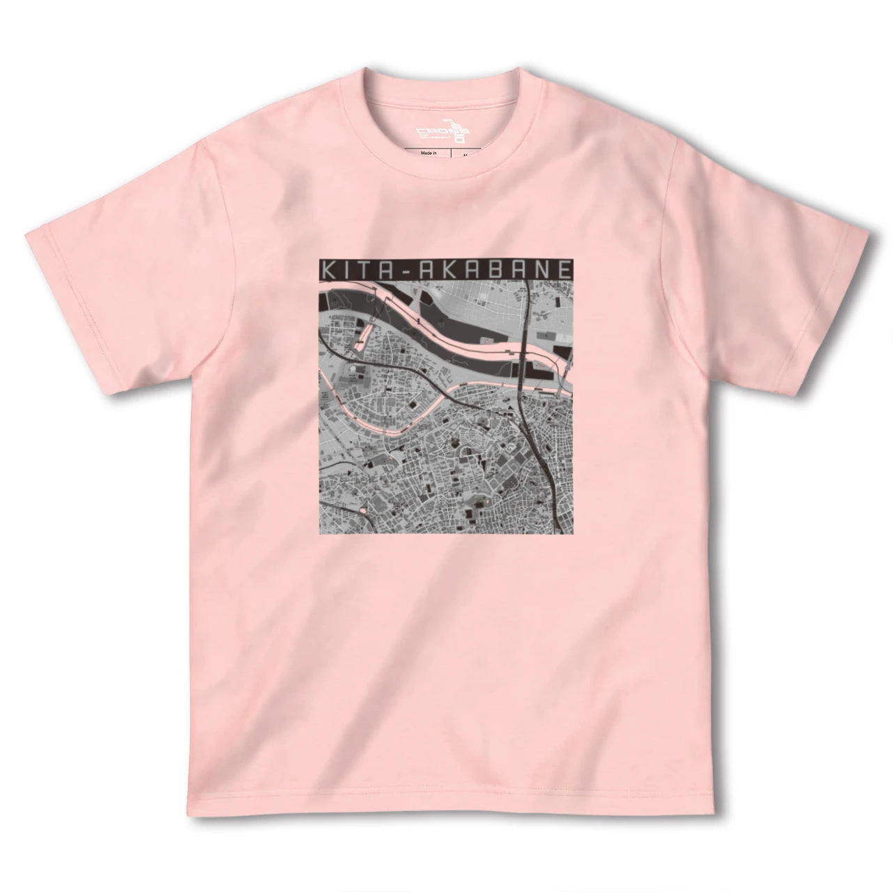 【北赤羽(東京都)】地図柄ヘビーウェイトTシャツ