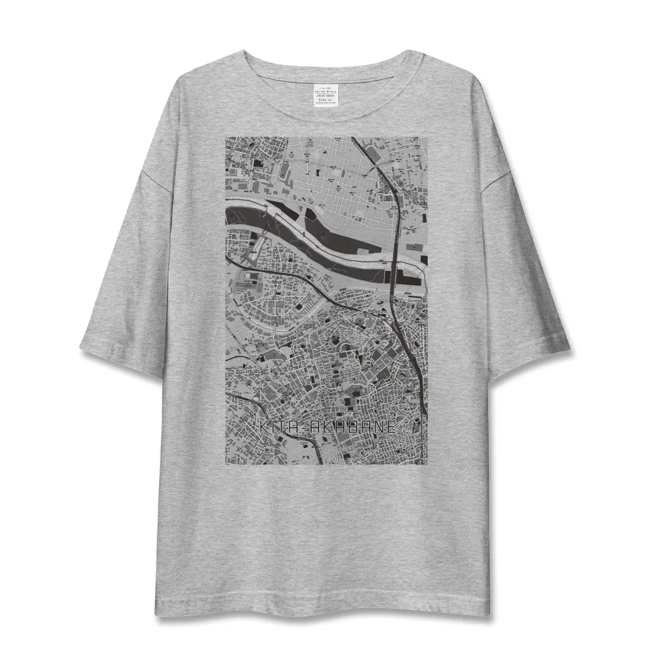 【北赤羽(東京都)】地図柄ビッグシルエットTシャツ