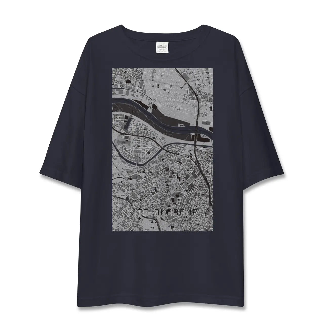 【北赤羽(東京都)】地図柄ビッグシルエットTシャツ