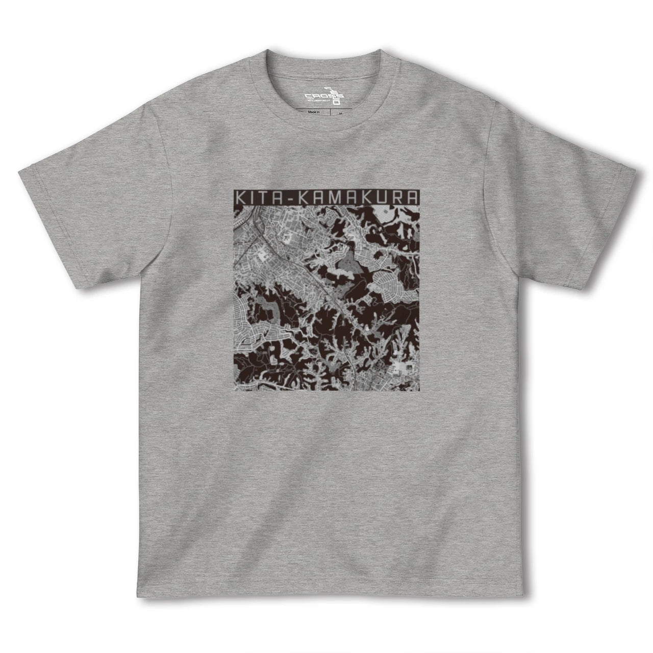 【北鎌倉(神奈川県)】地図柄ヘビーウェイトTシャツ