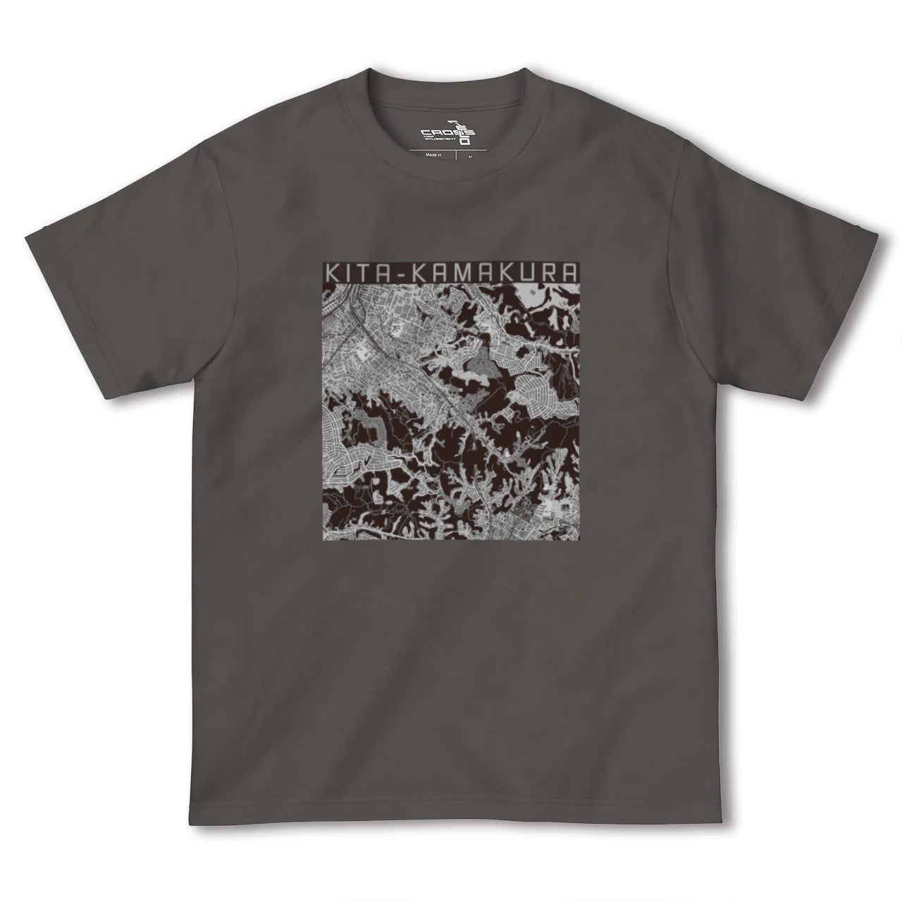 【北鎌倉(神奈川県)】地図柄ヘビーウェイトTシャツ