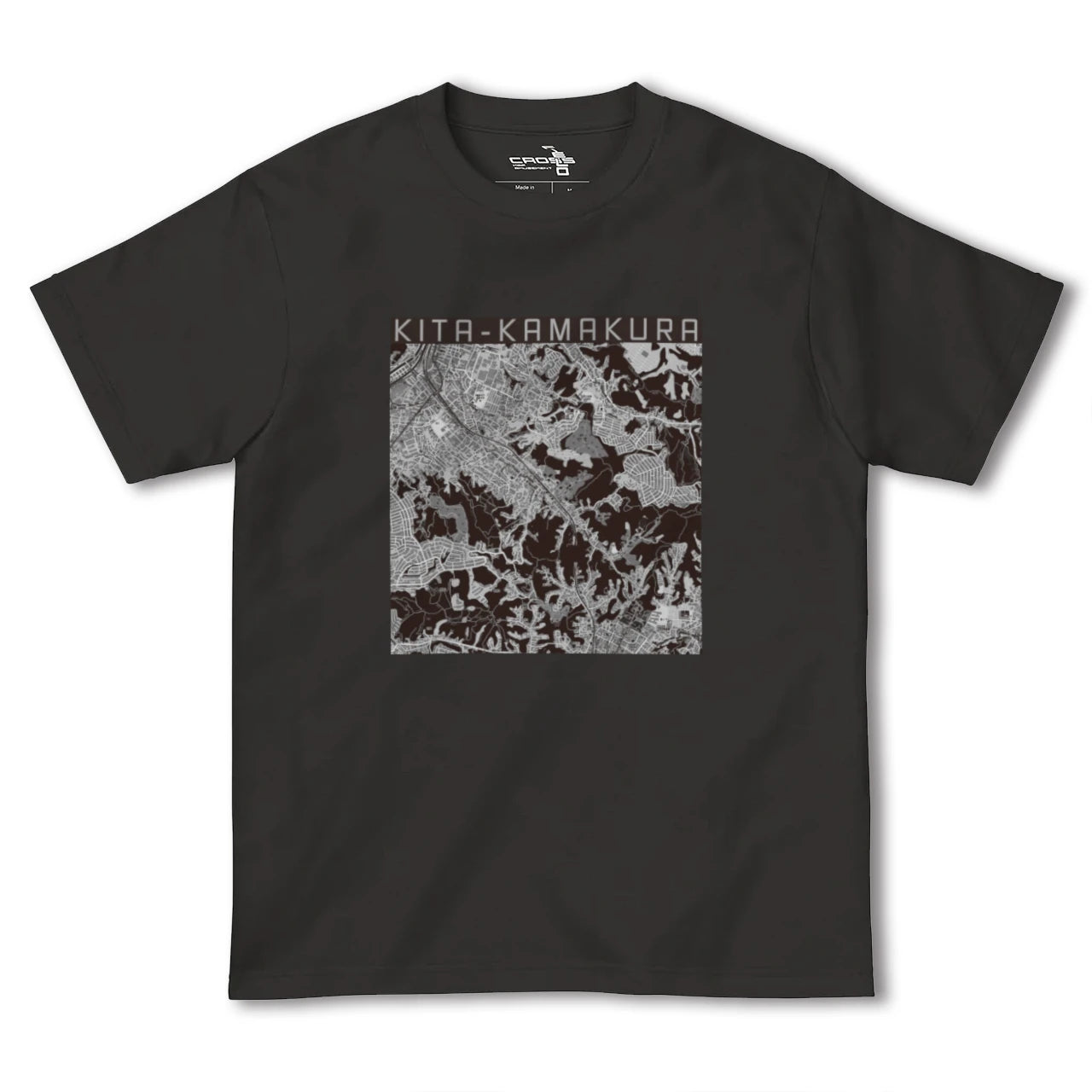【北鎌倉(神奈川県)】地図柄ヘビーウェイトTシャツ