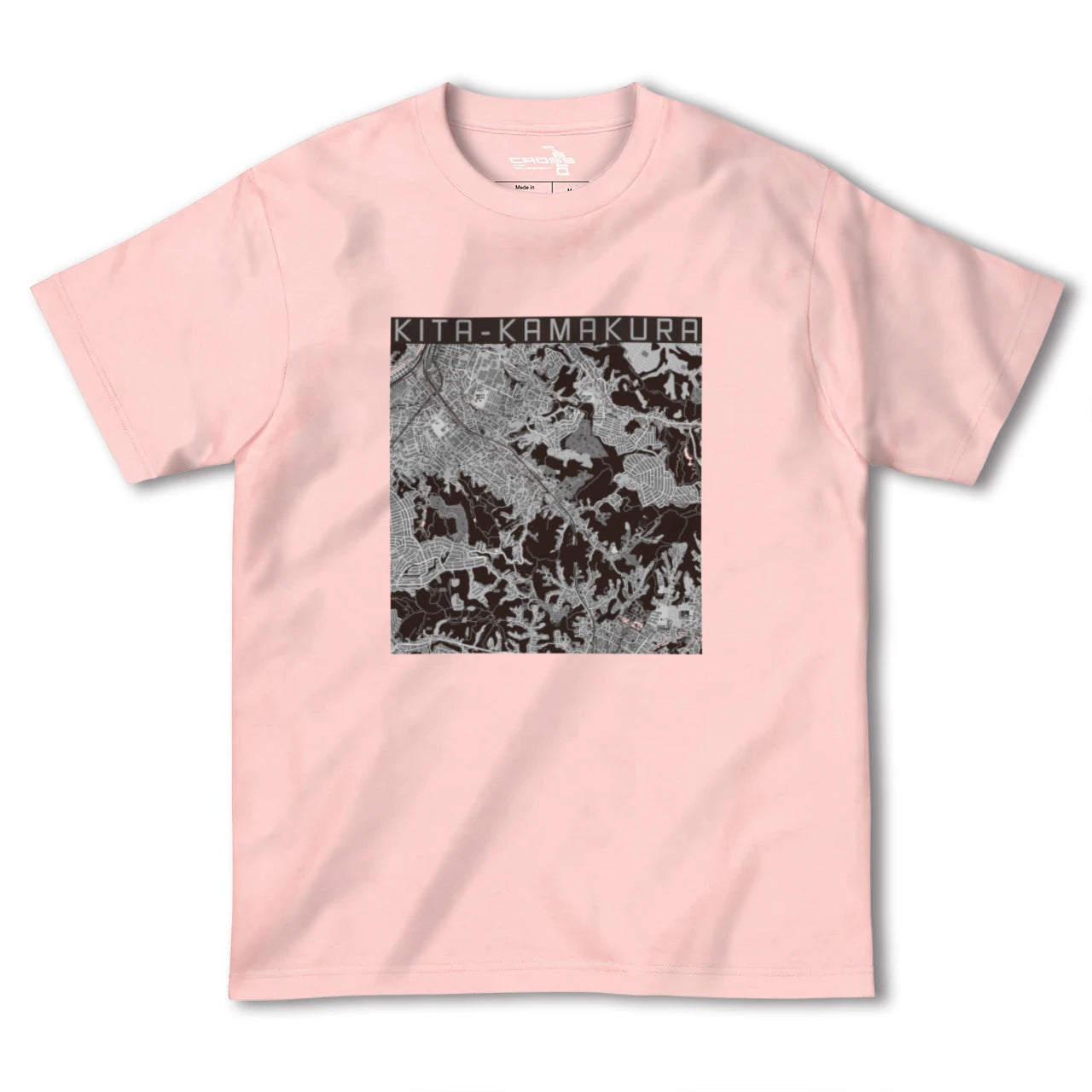 【北鎌倉(神奈川県)】地図柄ヘビーウェイトTシャツ