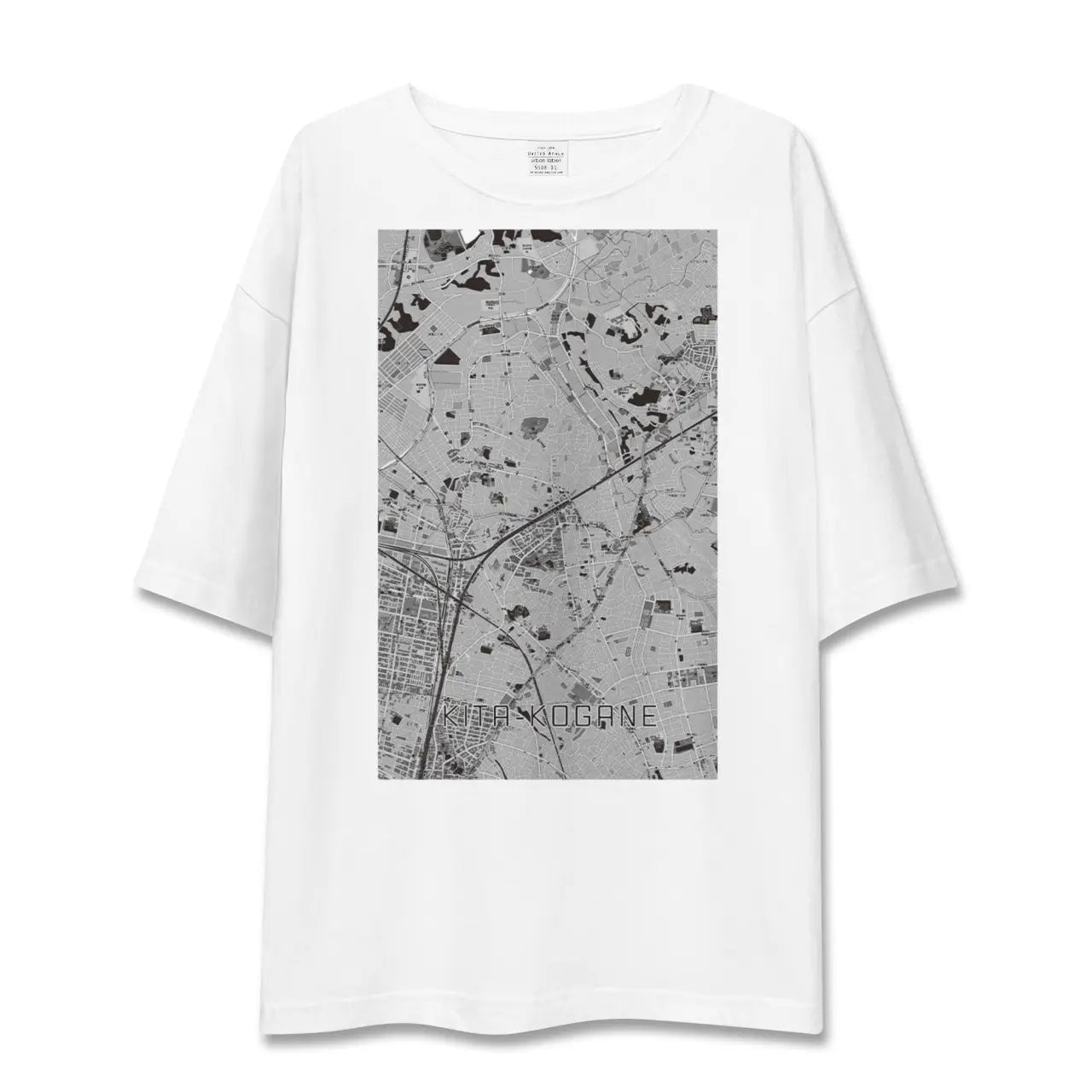 【北小金(千葉県)】地図柄ビッグシルエットTシャツ
