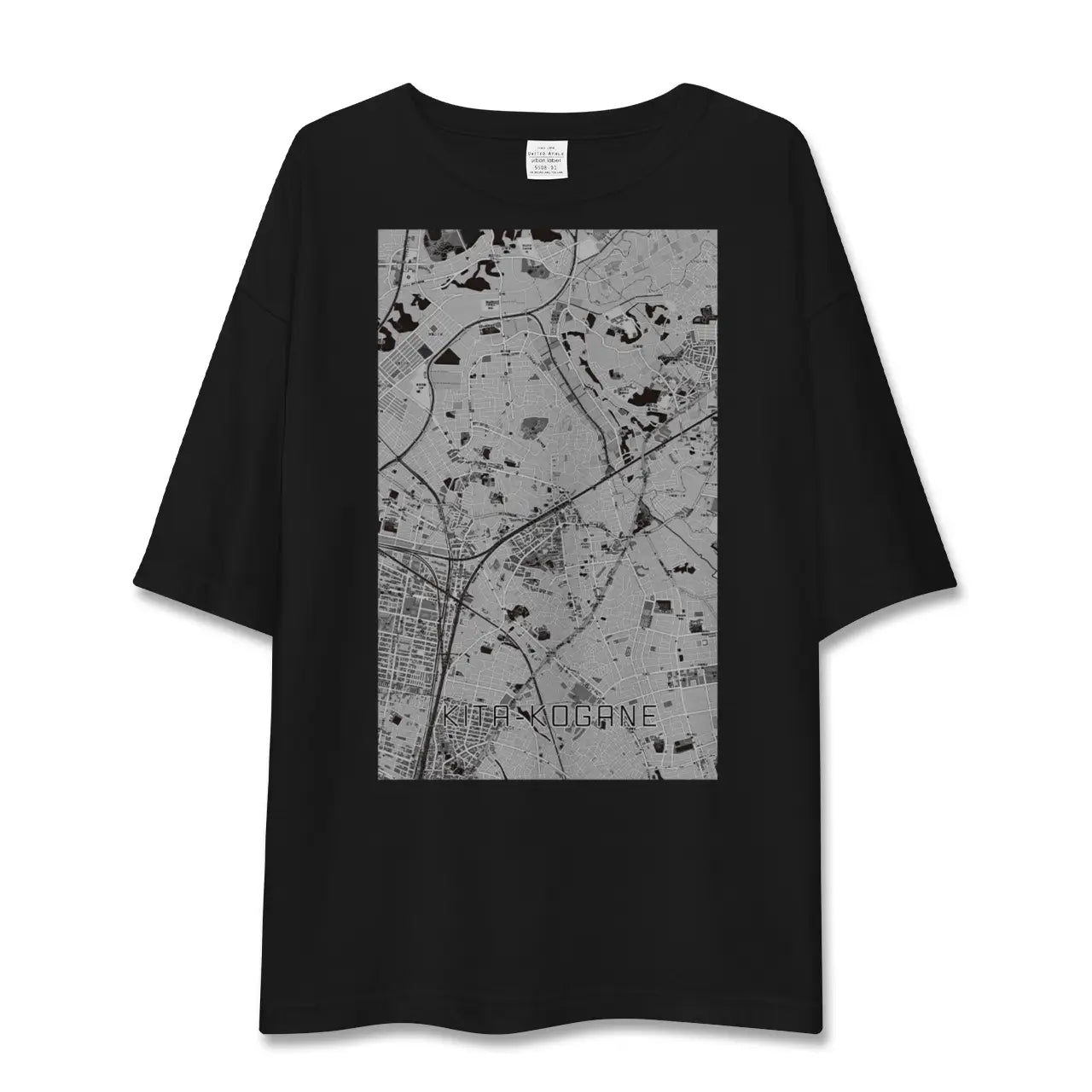 【北小金(千葉県)】地図柄ビッグシルエットTシャツ