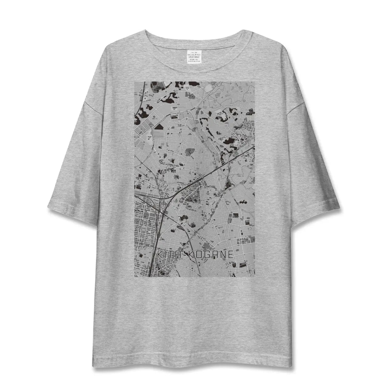 【北小金(千葉県)】地図柄ビッグシルエットTシャツ