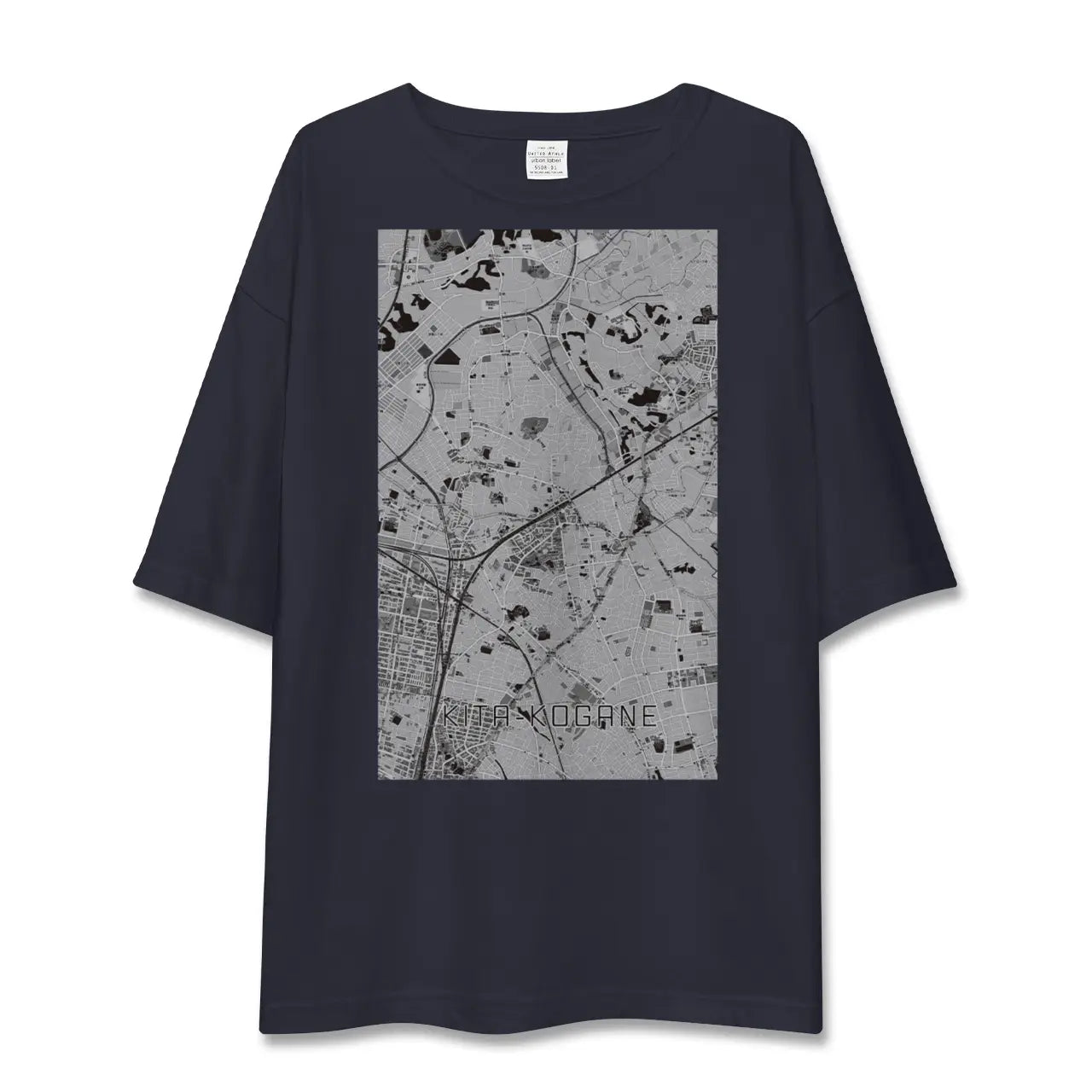 【北小金(千葉県)】地図柄ビッグシルエットTシャツ