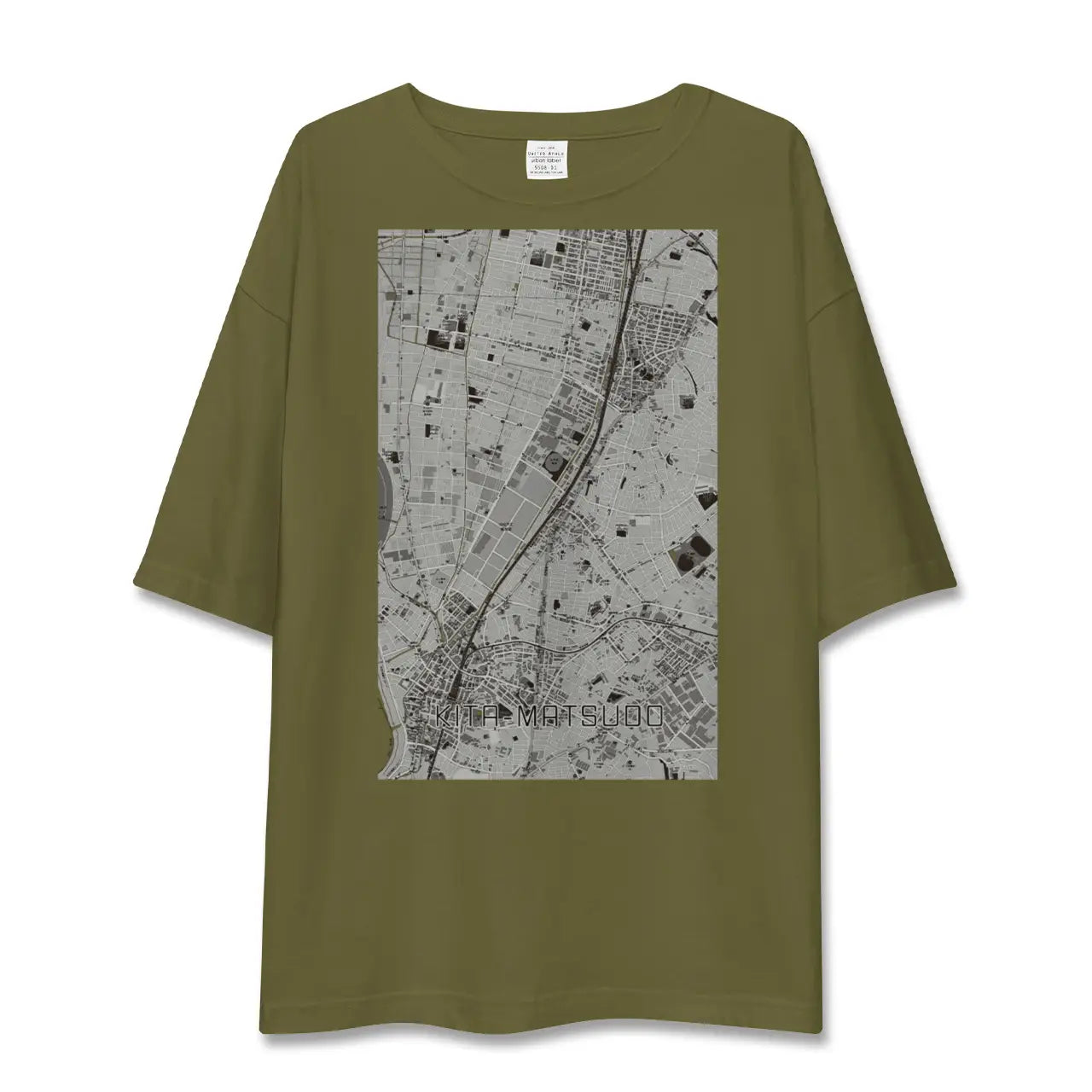 【北松戸(千葉県)】地図柄ビッグシルエットTシャツ