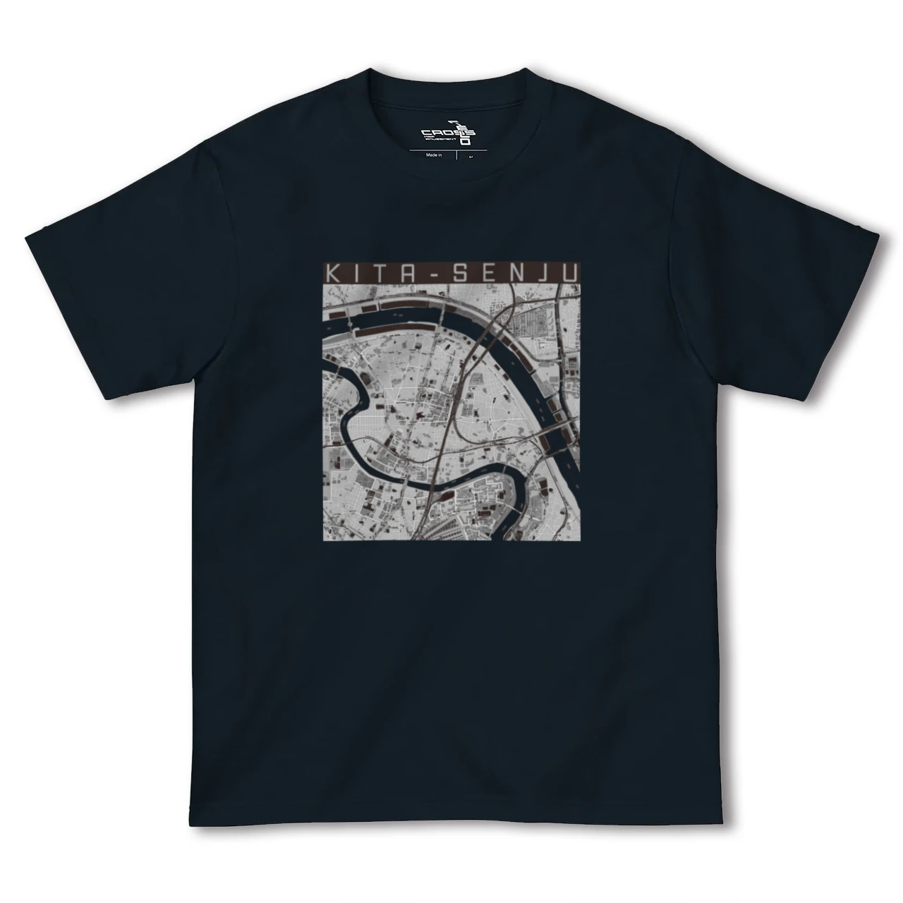 【北千住(東京都)】地図柄ヘビーウェイトTシャツ
