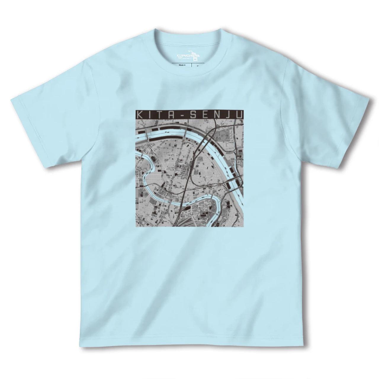 【北千住(東京都)】地図柄ヘビーウェイトTシャツ