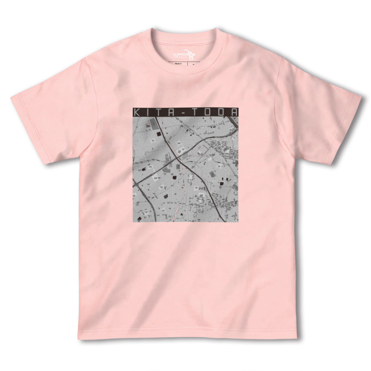 【北戸田(埼玉県)】地図柄ヘビーウェイトTシャツ