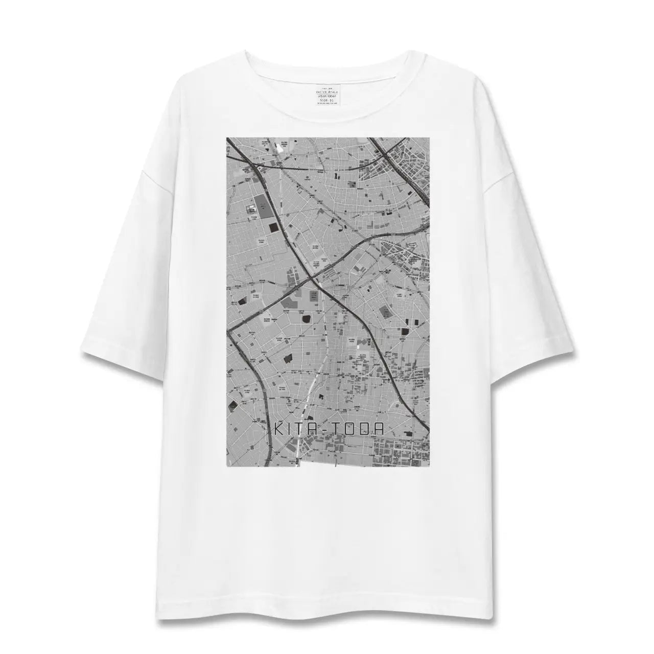 【北戸田(埼玉県)】地図柄ビッグシルエットTシャツ