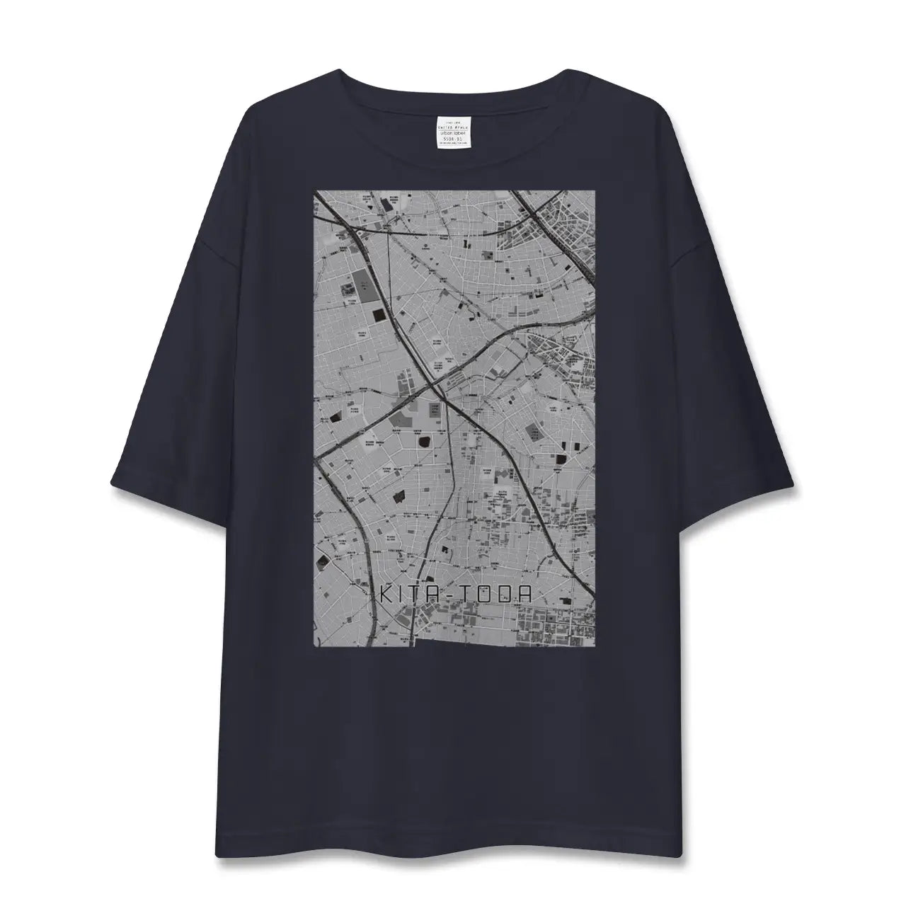 【北戸田(埼玉県)】地図柄ビッグシルエットTシャツ