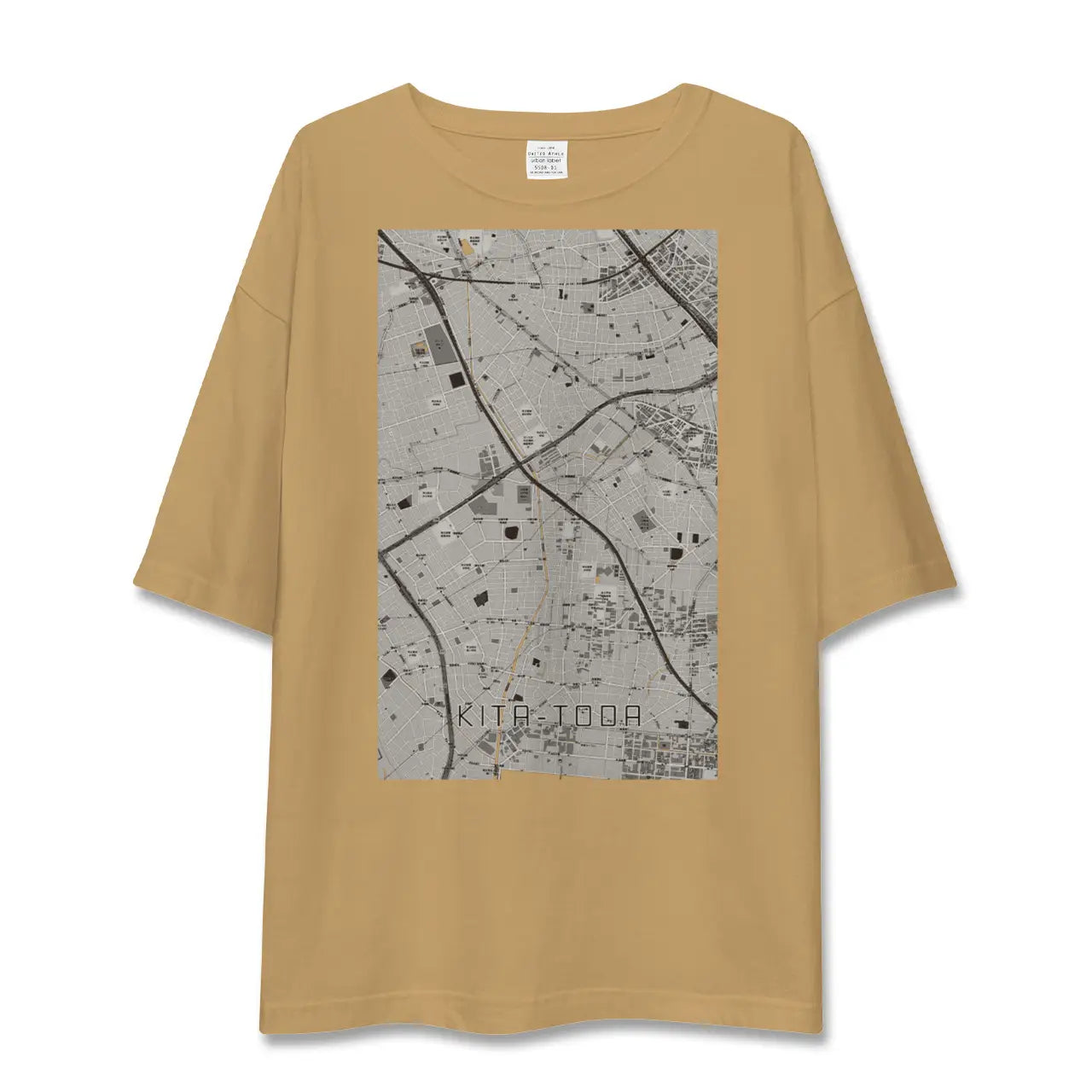 【北戸田(埼玉県)】地図柄ビッグシルエットTシャツ