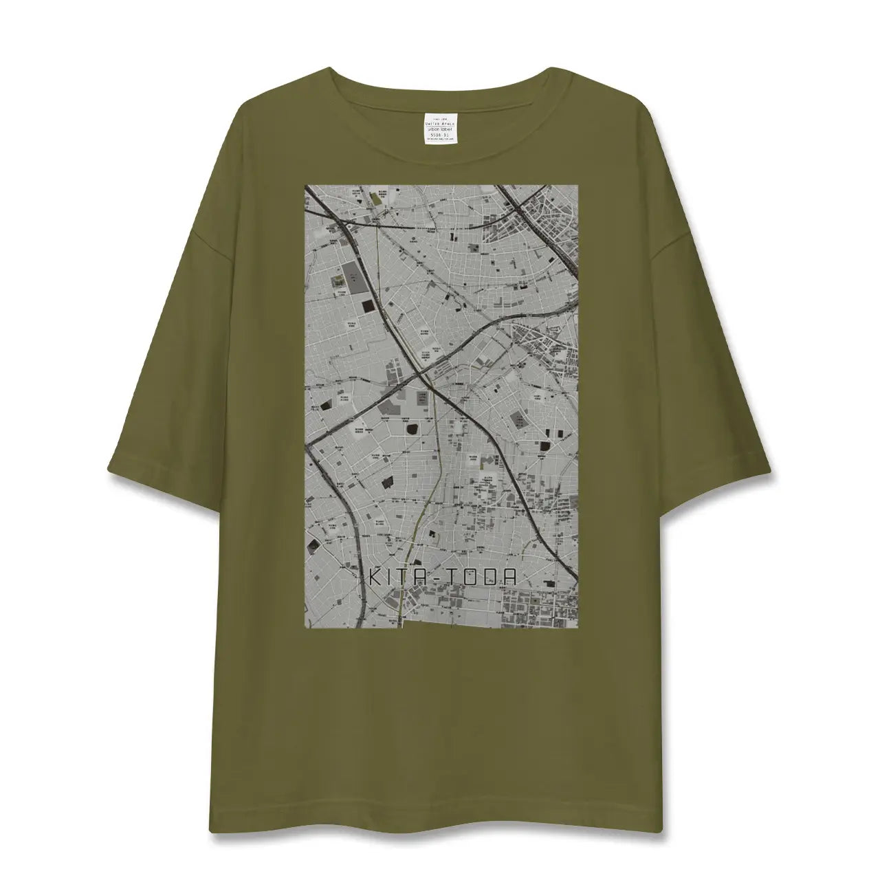 【北戸田(埼玉県)】地図柄ビッグシルエットTシャツ