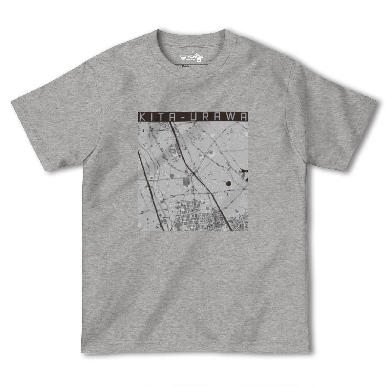 【北浦和(埼玉県)】地図柄ヘビーウェイトTシャツ
