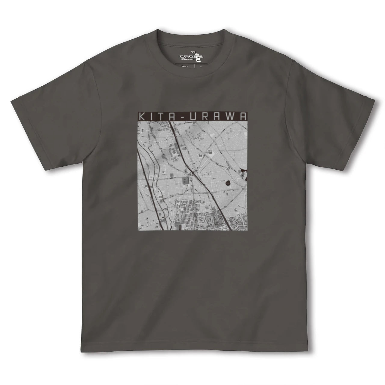 【北浦和(埼玉県)】地図柄ヘビーウェイトTシャツ