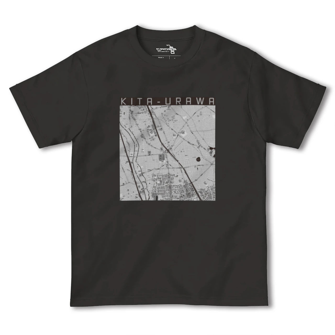 【北浦和(埼玉県)】地図柄ヘビーウェイトTシャツ