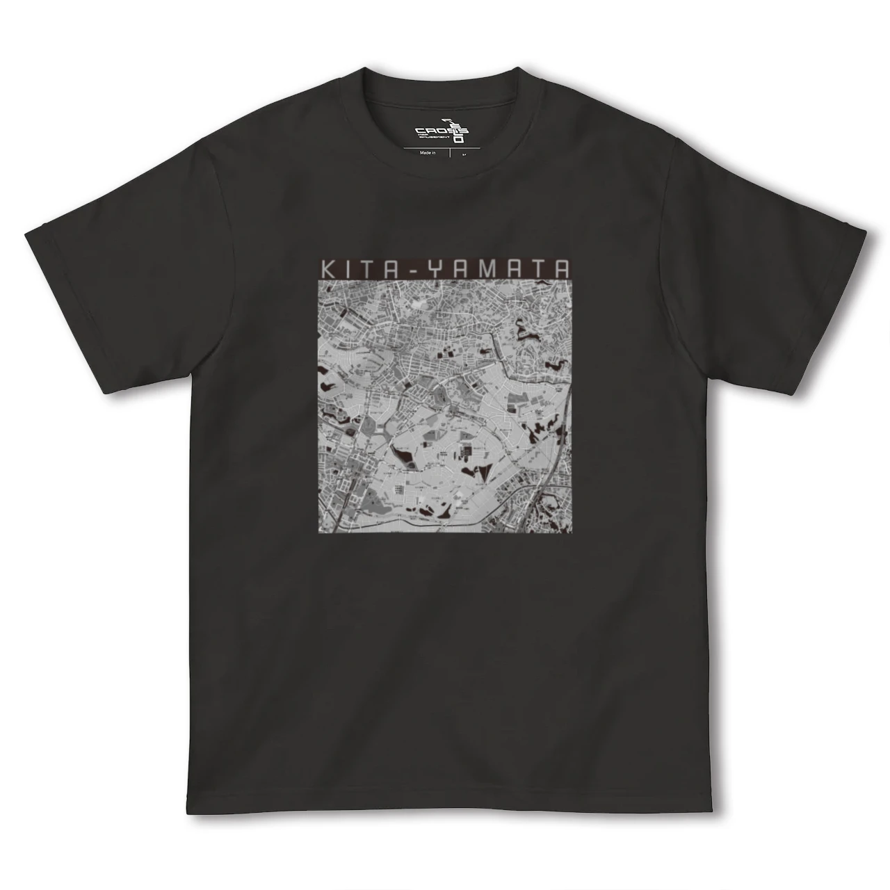 【北山田(神奈川県)】地図柄ヘビーウェイトTシャツ