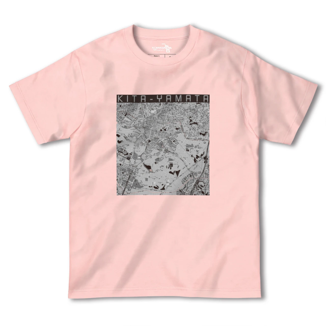 【北山田(神奈川県)】地図柄ヘビーウェイトTシャツ