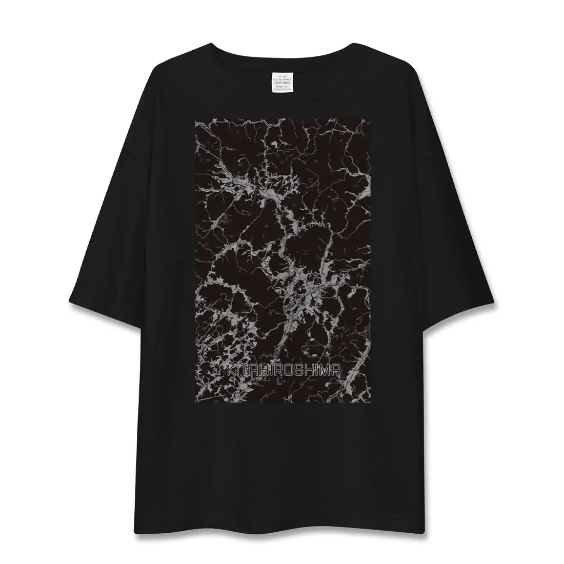 【北広島(広島県)(広島県)】地図柄ビッグシルエットTシャツ