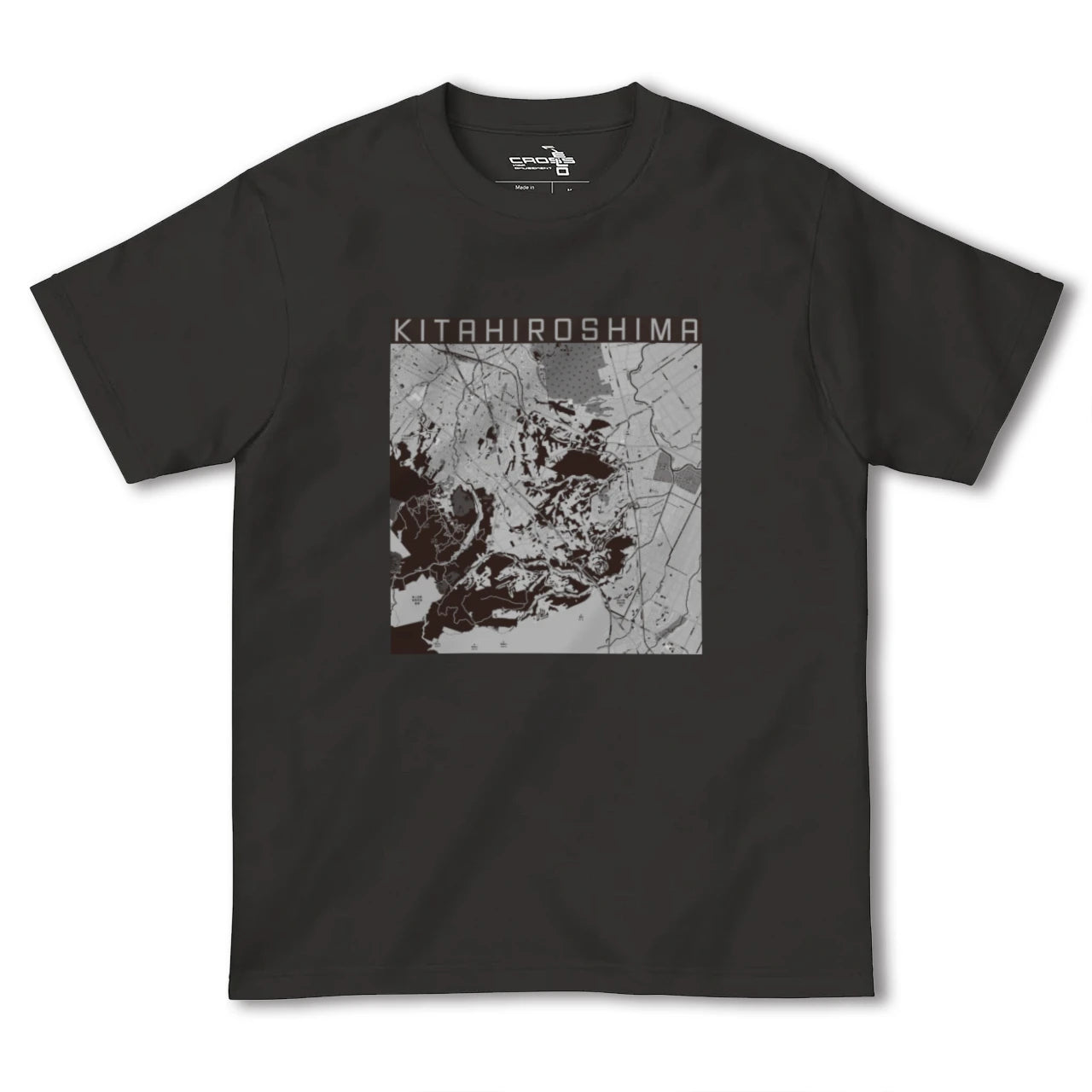 【北広島2(北海道)】地図柄ヘビーウェイトTシャツ
